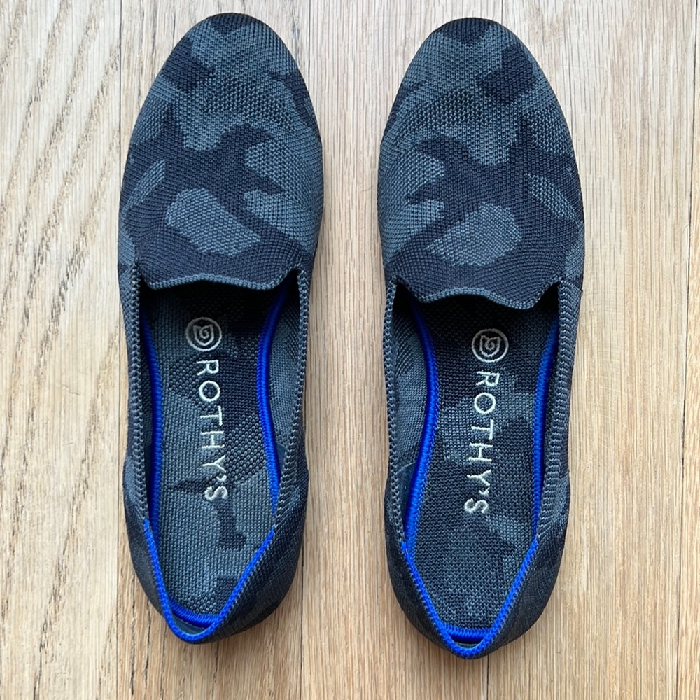 Camo Rothy’s flats